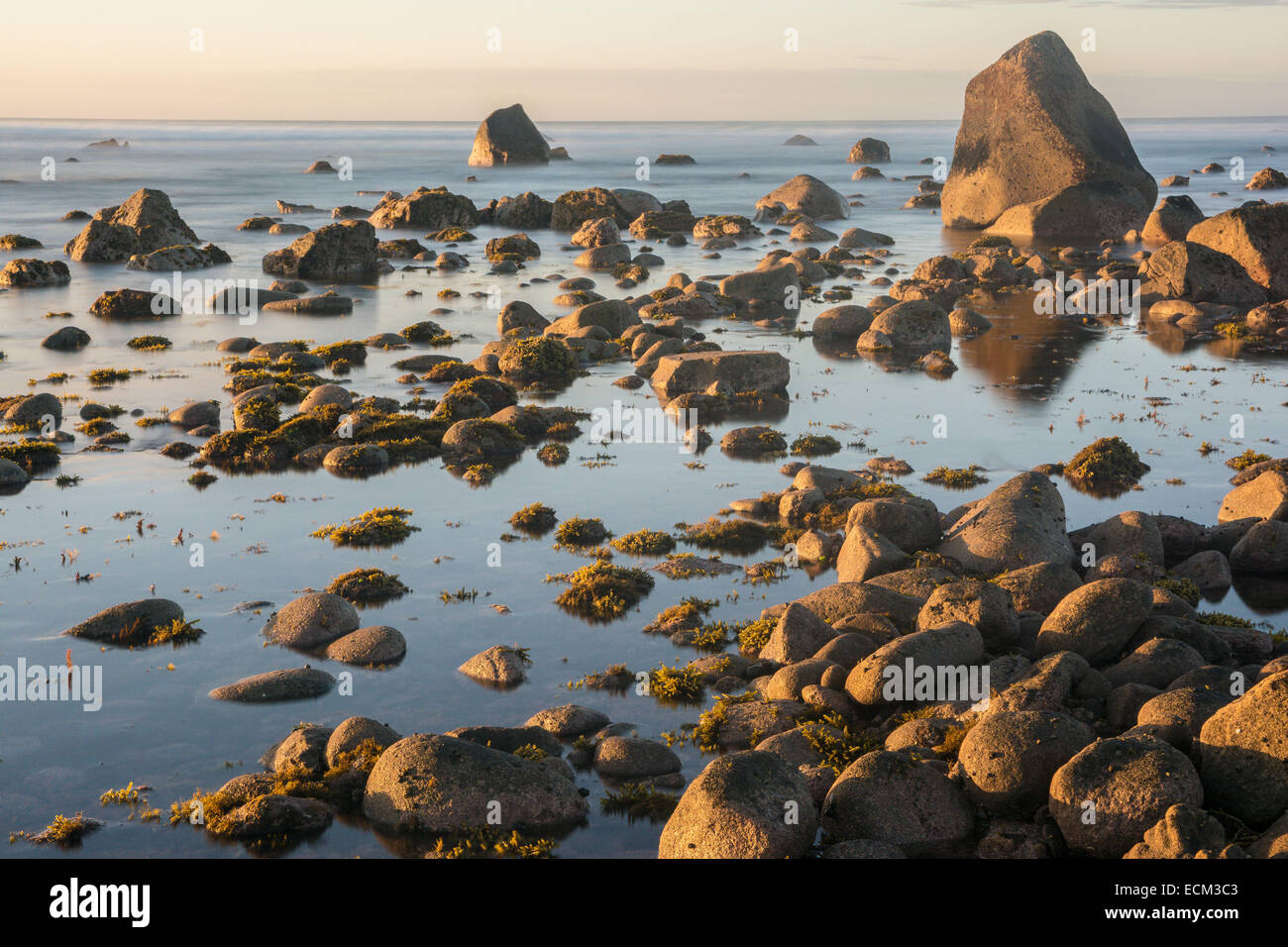 The coast near Okato, Taranaki, North Island, New Zealand Stock Photo