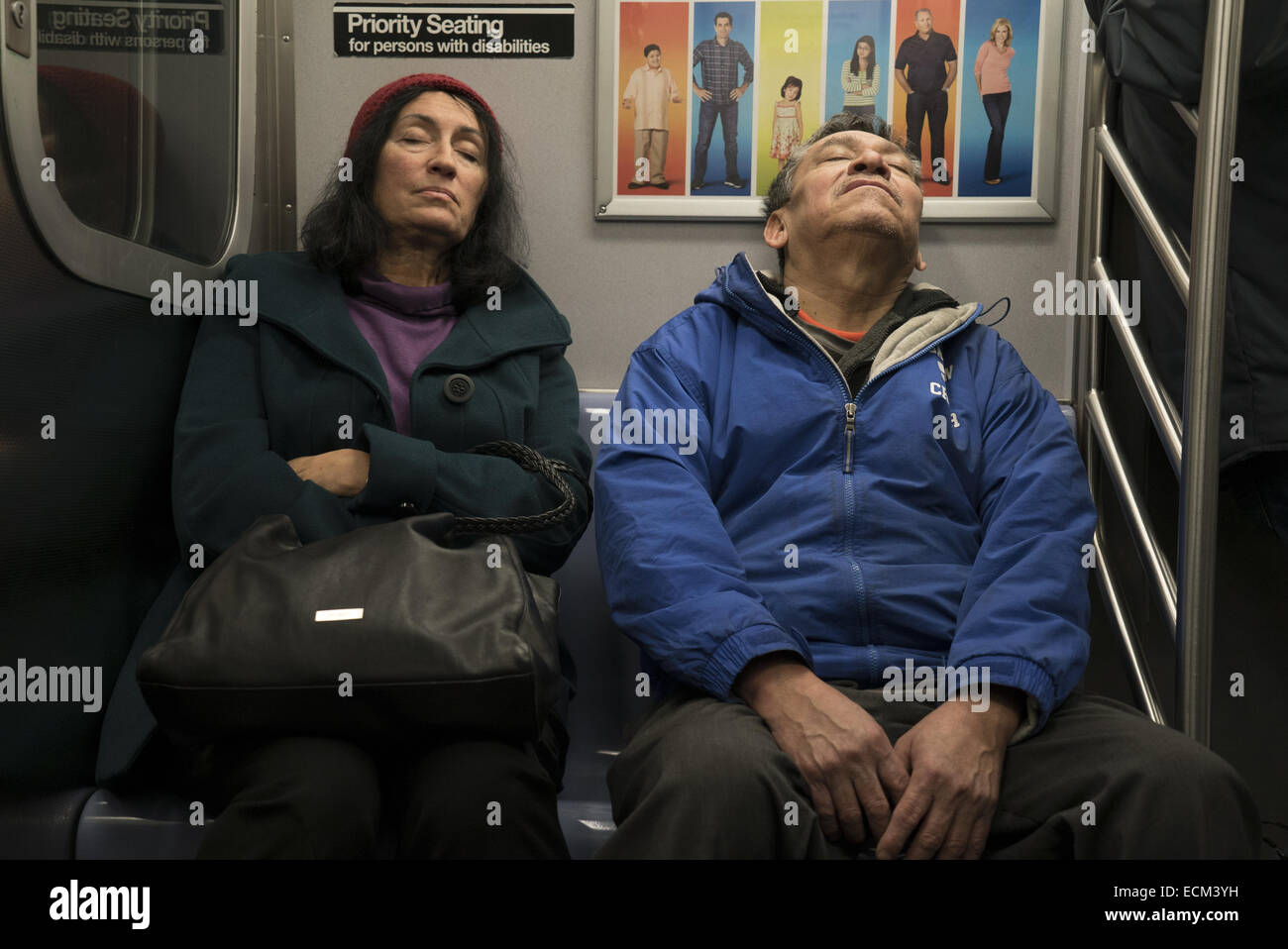 Man woman train sitting hi-res stock photography and images - Alamy