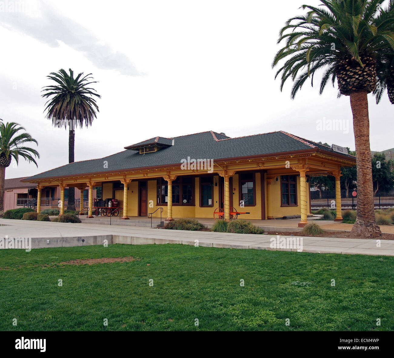 Niles Depot Museum, Fremont, California Stock Photo