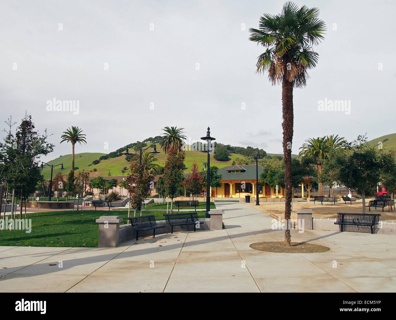 Niles Town Plaza, Fremont, California Stock Photo