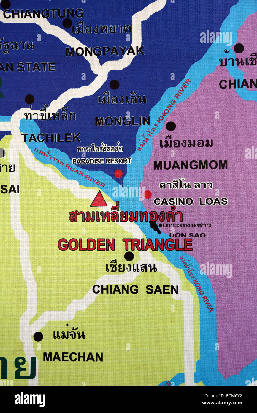Golden Triangle Thailand High Resolution Stock Photography And