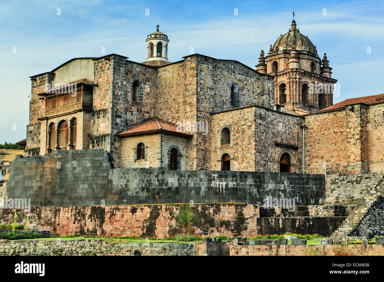 Coricancha, Convento de Santo Domingo del Cusco, Cusco, Peru Stock Photo