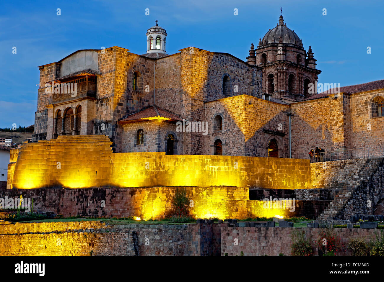 Coricancha, Convento de Santo Domingo del Cusco, Cusco, Peru Stock Photo