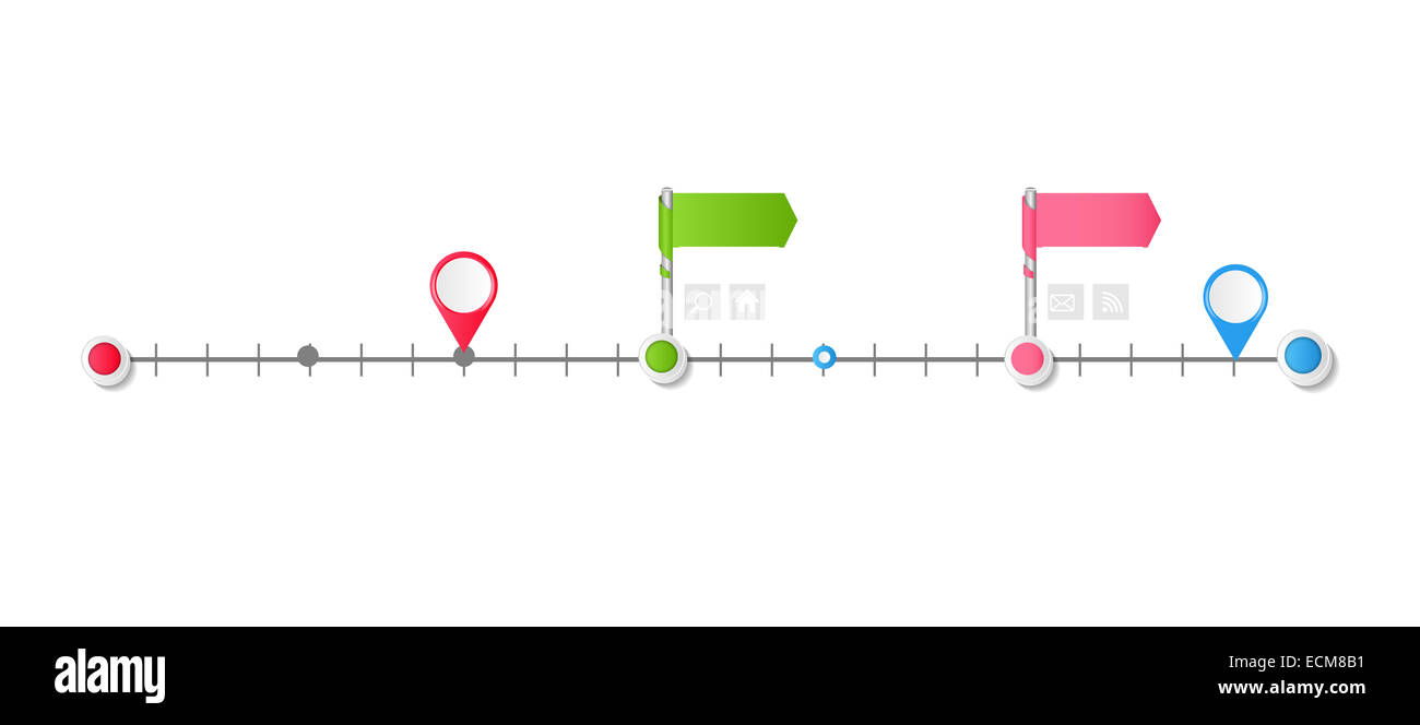 Timeline infographic business template vector illustration Stock Photo ...
