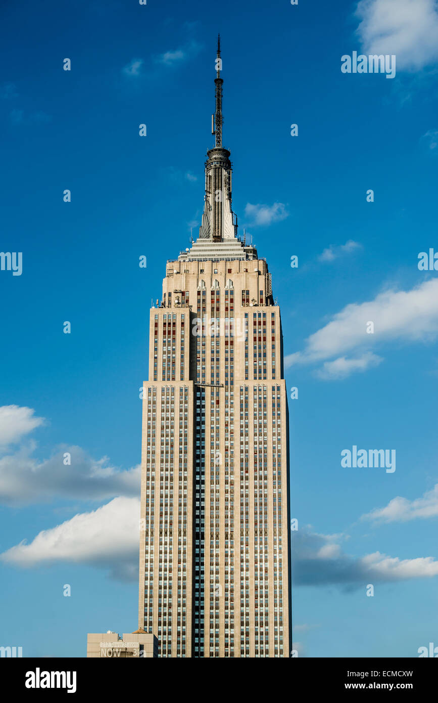 Empire State Building, Manhattan, New York City, New York, United States Stock Photo