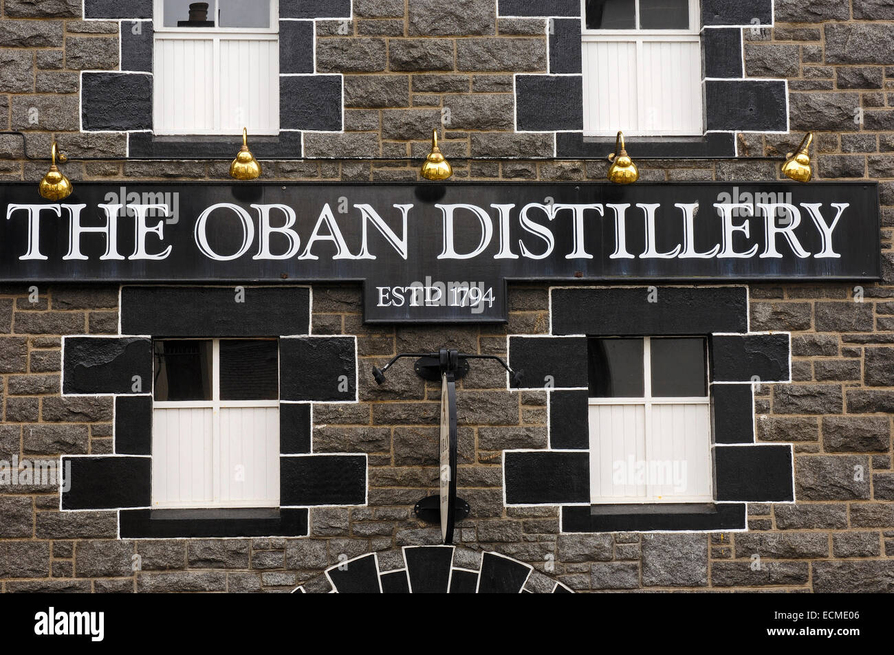 Oban Whisky distillery, 1794, West Highlands, Argyll and Bute, Scotland, United Kingdom, Europe Stock Photo