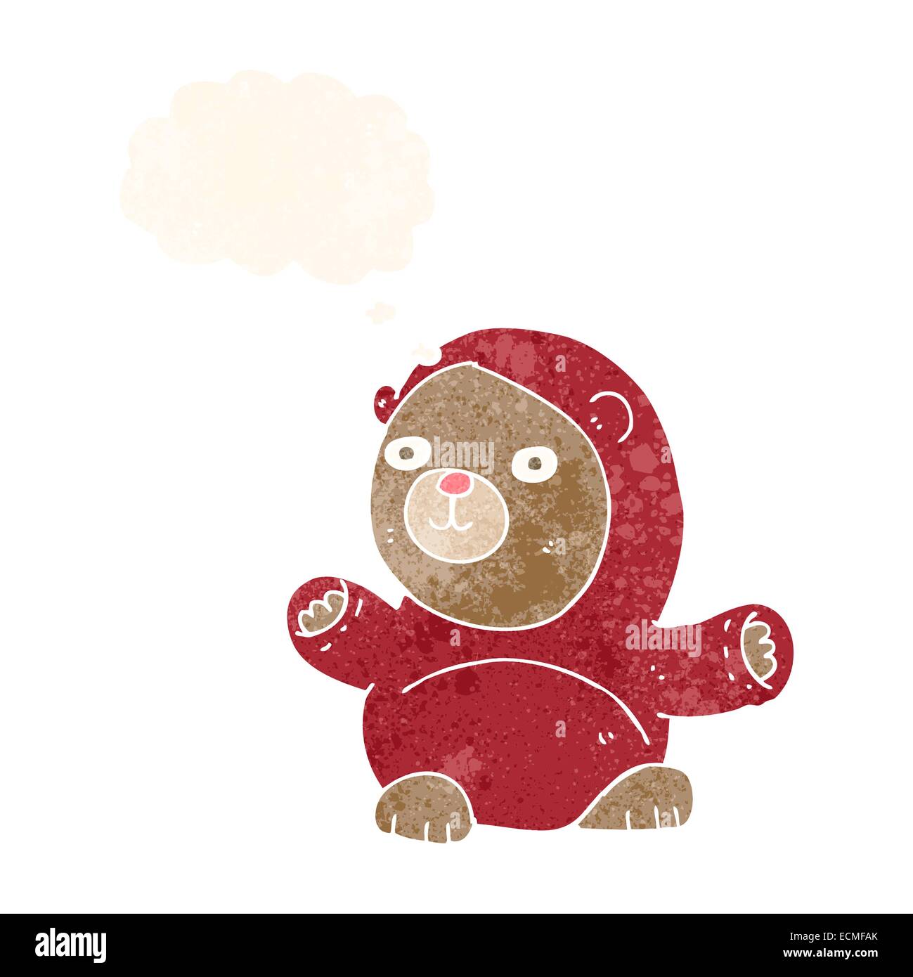 cartoon teddy bear with thought bubble Stock Vector Image & Art - Alamy
