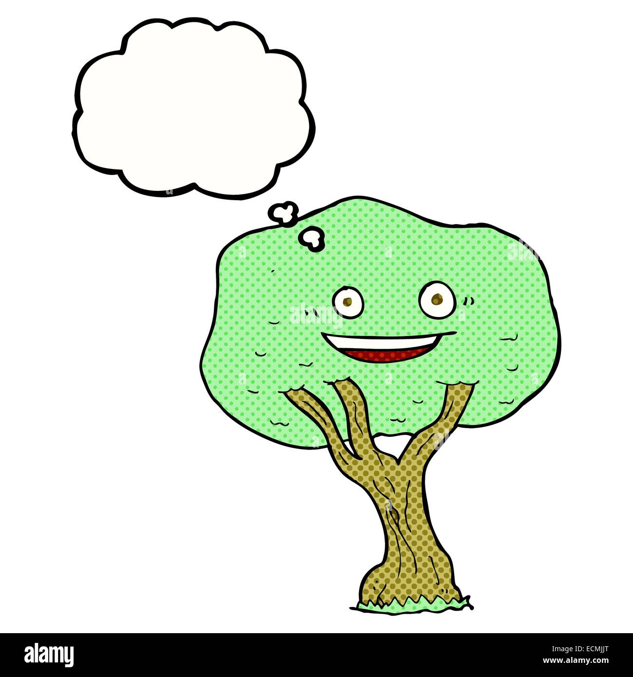 Cartoon tree thought bubble hi-res stock photography and images - Alamy