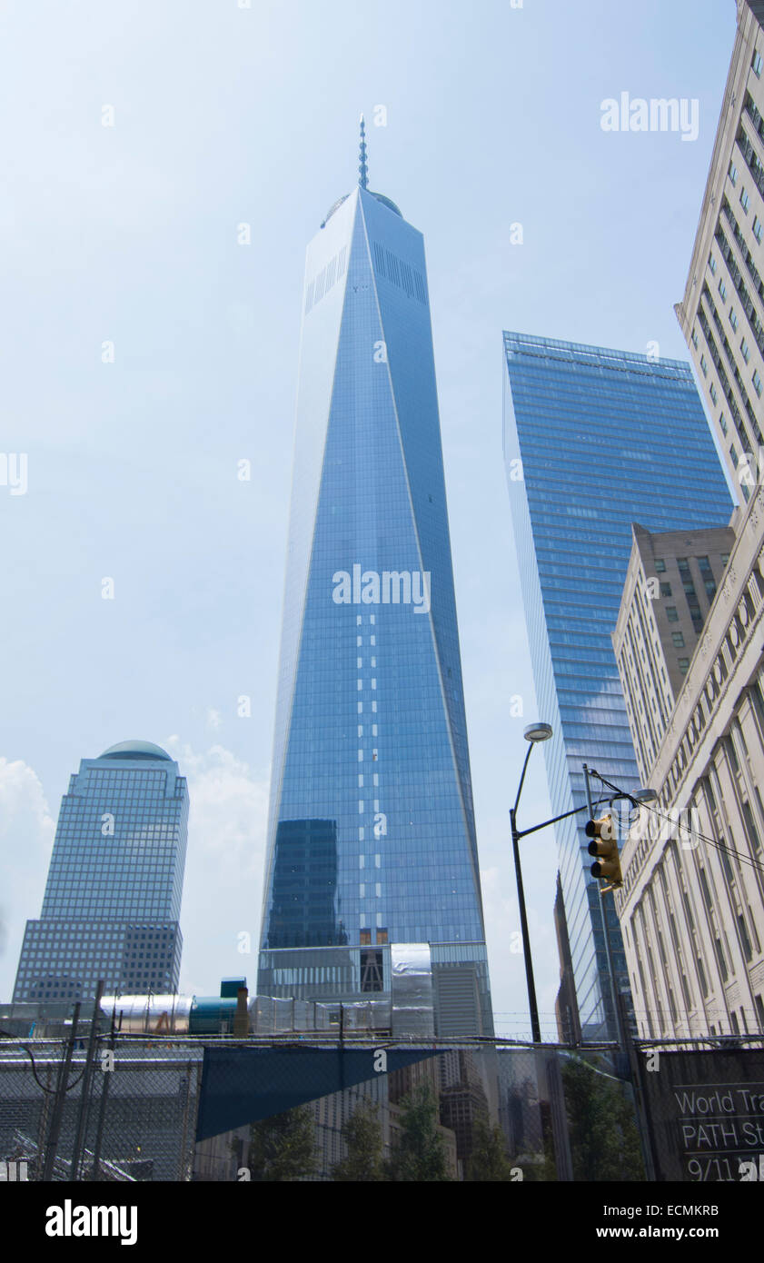 New York City New York Vesey Street new World Trade Center Building in ...