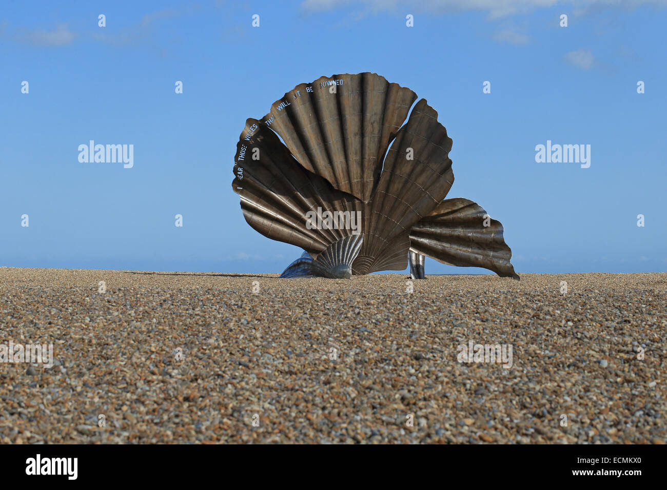 The Scallop Maggi Hambling Aldeburgh Stock Photo