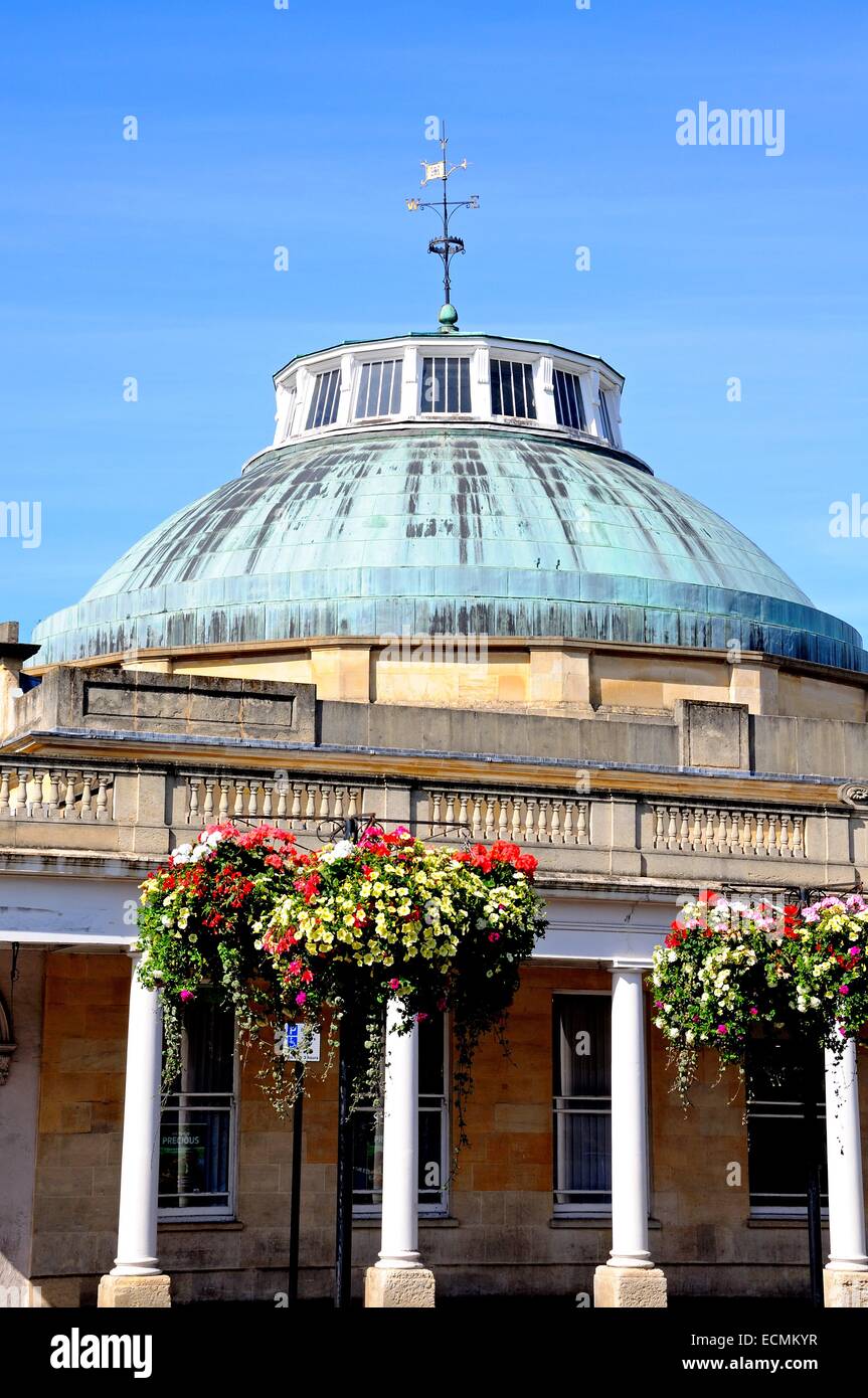 View of the Montpellier Rotunda which was formerly a Spa building and is now Lloyds Bank, Cheltenham, Gloucestershire, England, Stock Photo