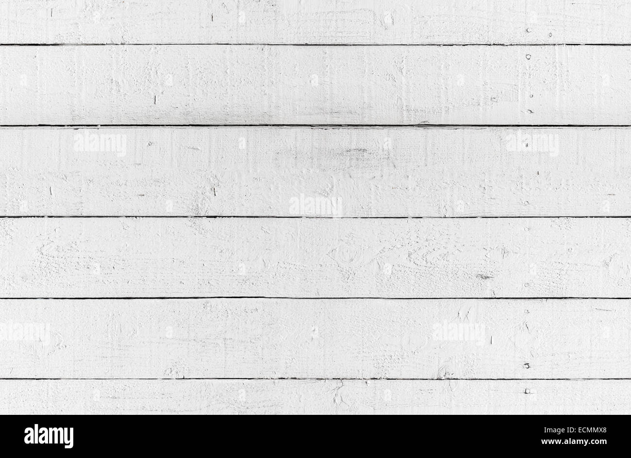 Seamless background texture of white wooden wall Stock Photo