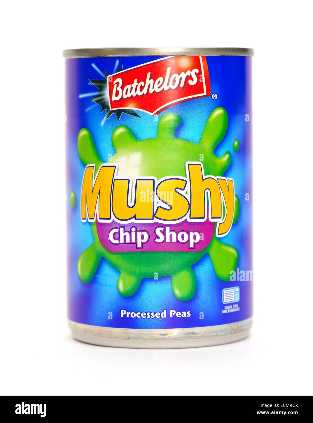 A can of Batchelors chip shop mushy peas Stock Photo