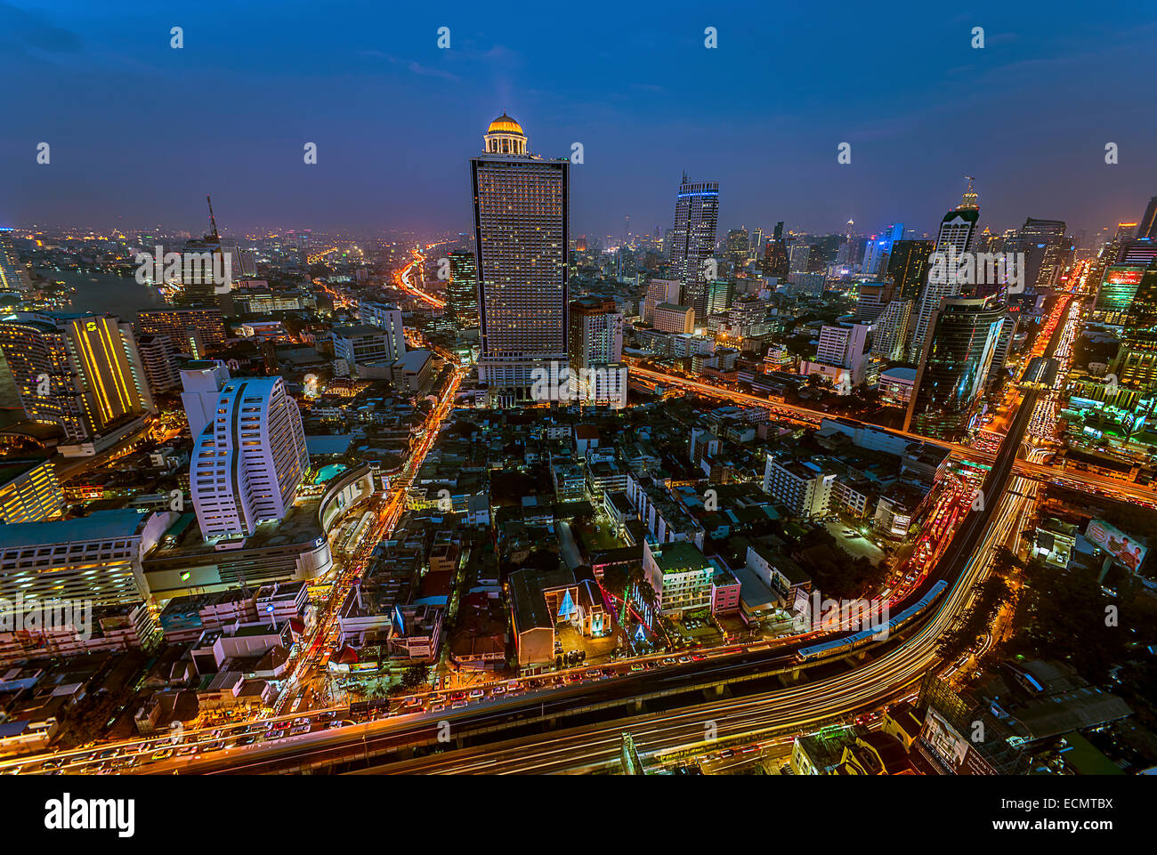 Bangkok Downtown Stock Photo