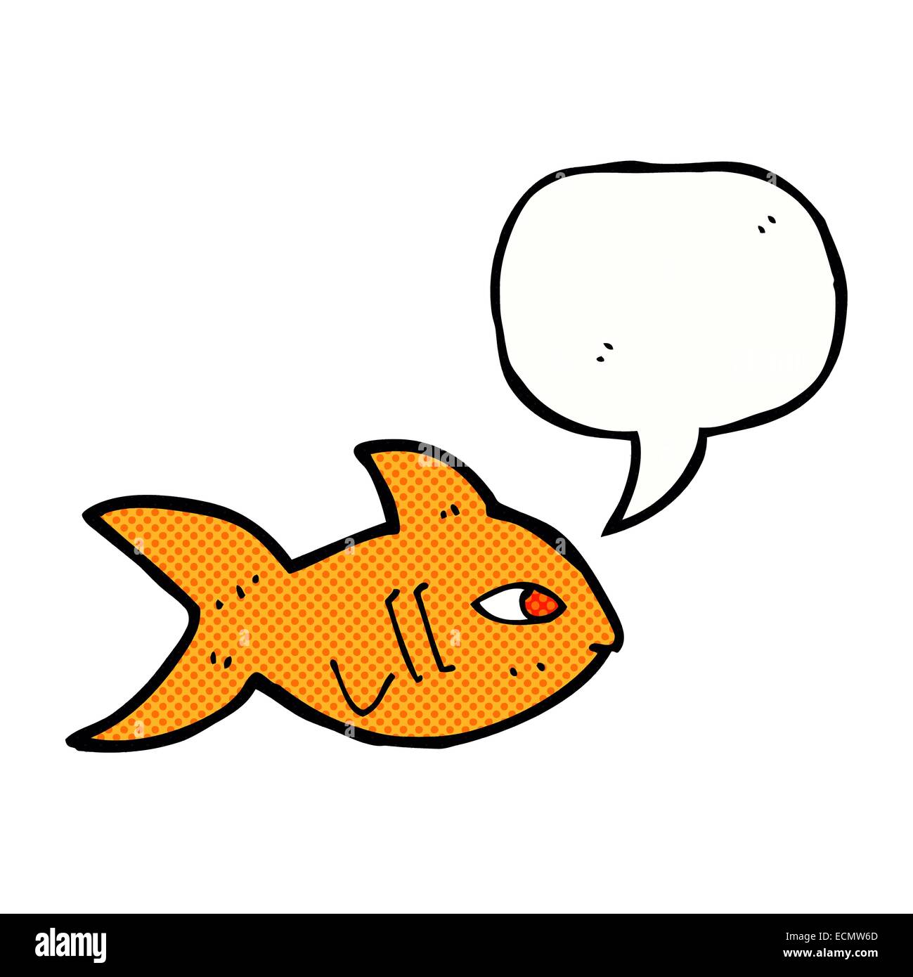 cartoon fish with speech bubble Stock Vector Image & Art - Alamy