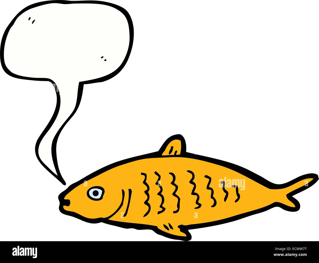 cartoon fish with speech bubble Stock Vector Image & Art - Alamy