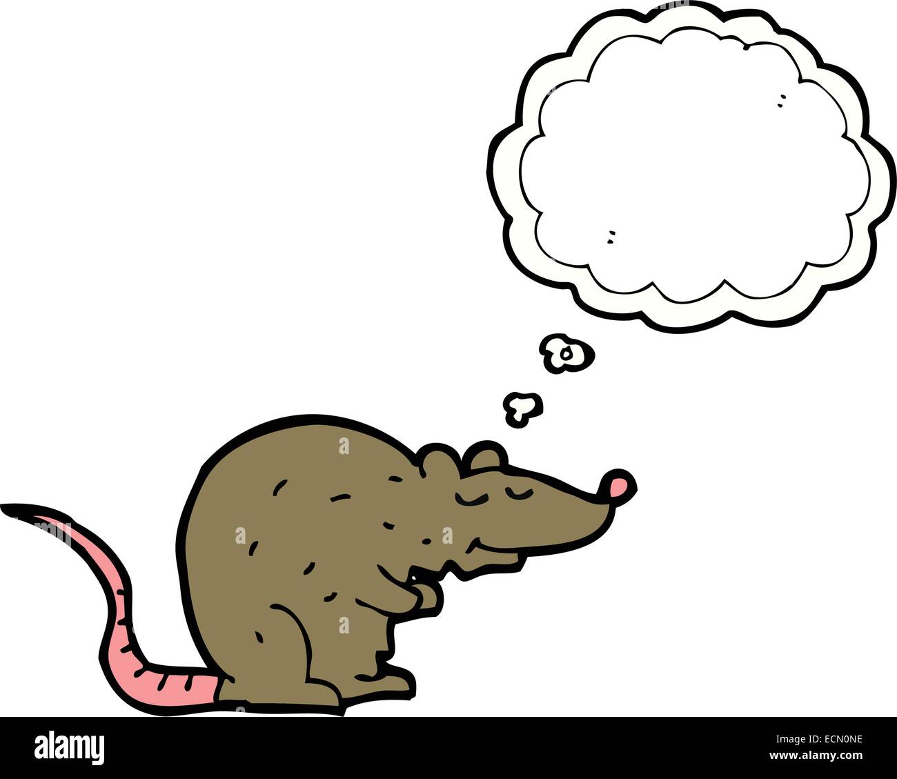 Cartoon rat thought bubble hi-res stock photography and images - Alamy