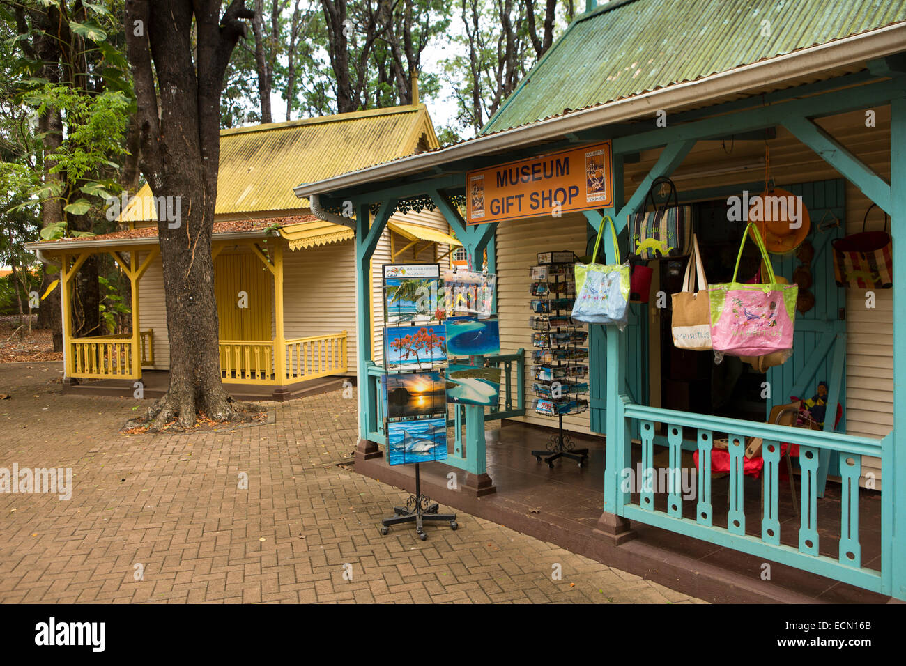 Mauritius, Mahebourg, National History Museum, gift shop Stock Photo