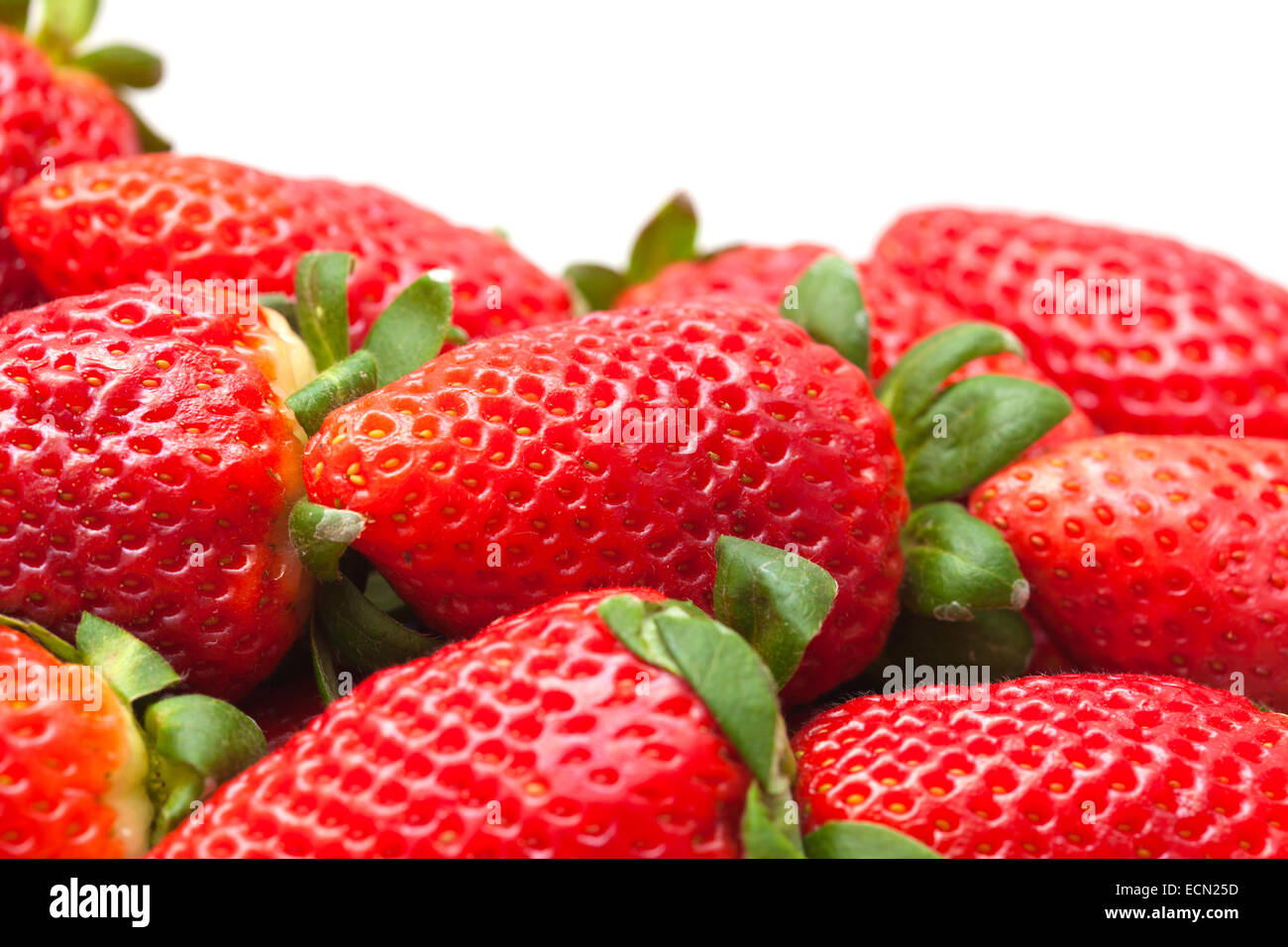 red ripe strawberries natural food background Stock Photo - Alamy