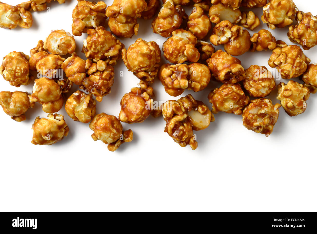 caramel popcorn Stock Photo