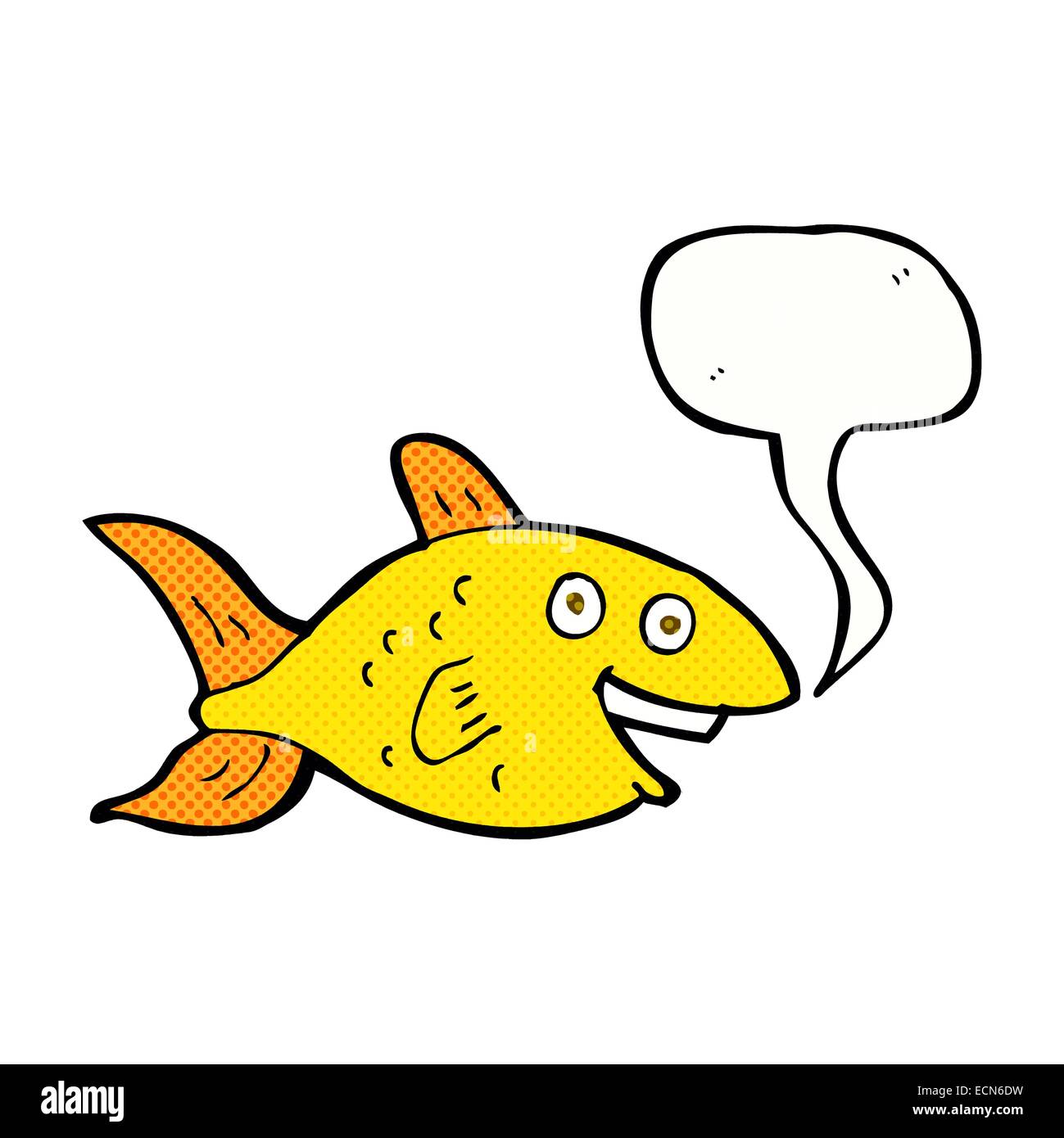 cartoon fish with speech bubble Stock Vector Image & Art - Alamy