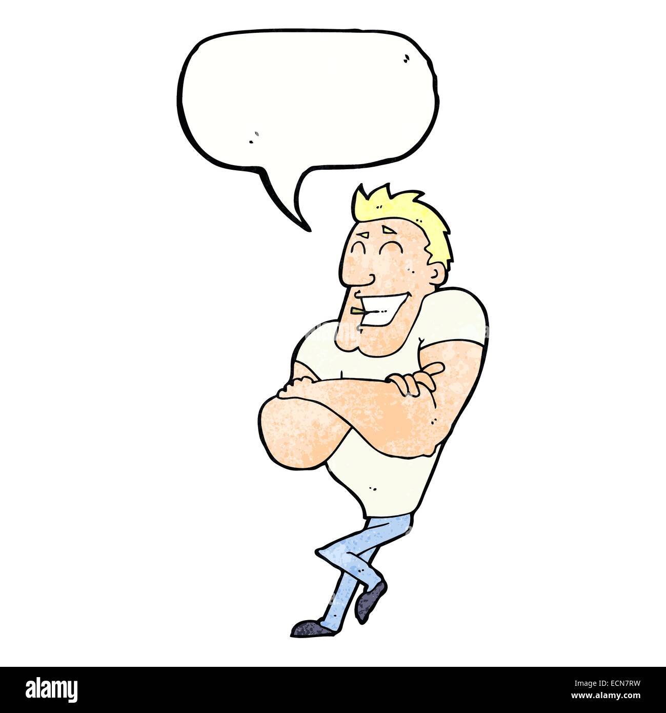 cartoon-muscle-guy-with-speech-bubble-stock-vector-image-art-alamy