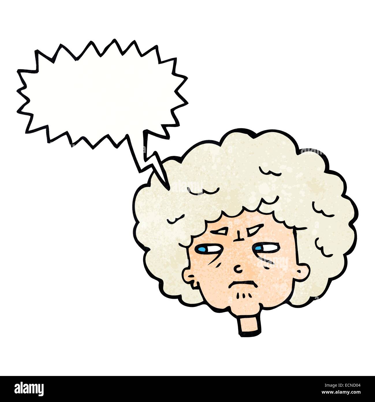 Cartoon old woman bubble hi-res stock photography and images - Page 5 -  Alamy