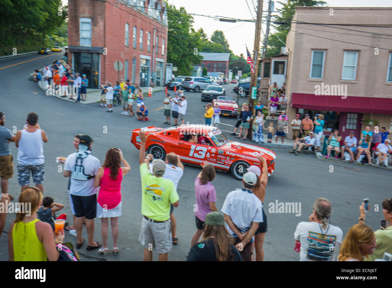 Grand Prix Festival of Watkins Glen held 9/5/2014 on the streets in downtown Watkins Glen in the Finger Lakes region of New York Stock Photo