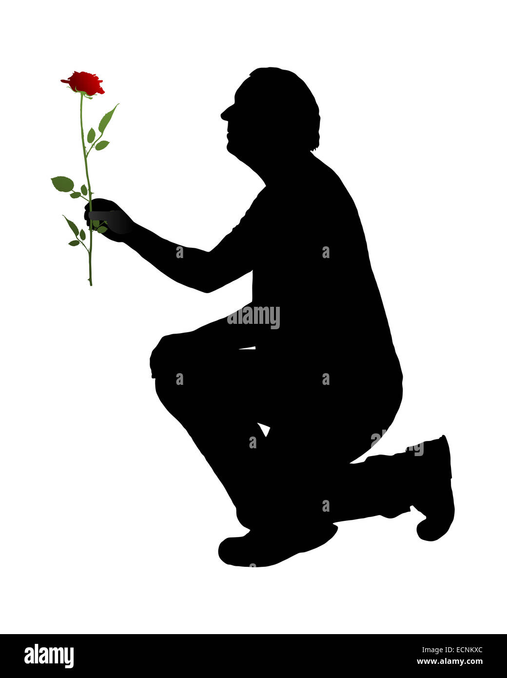 Proposal of marriage Stock Photo - Alamy