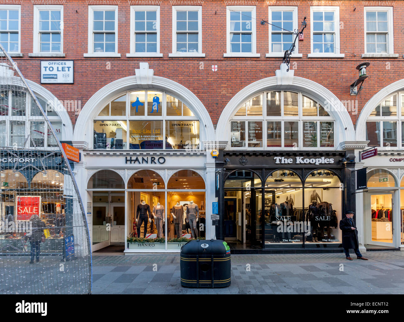 Exclusive Shops In South Molton Street, London, England Stock Photo - Alamy