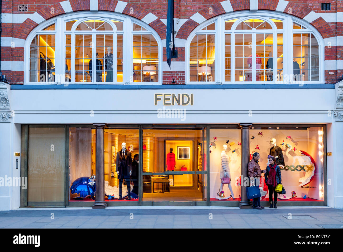 The Fendi Store In New Bond London, England Stock Photo - Alamy
