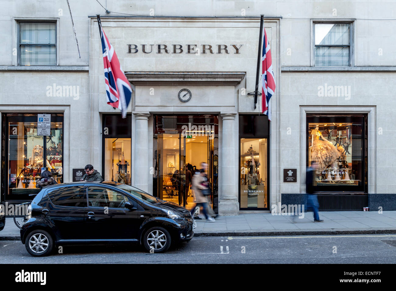 The Burberry Store In New Bond Street, London, England Stock Photo - Alamy