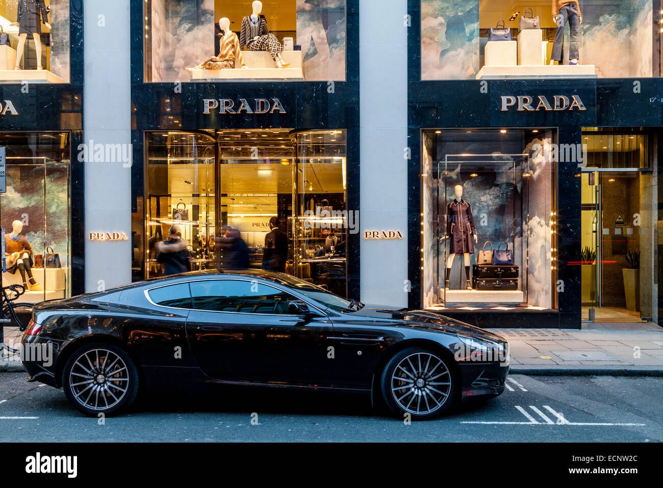 The Prada Store In Old Bond Street, London, England Stock Photo - Alamy
