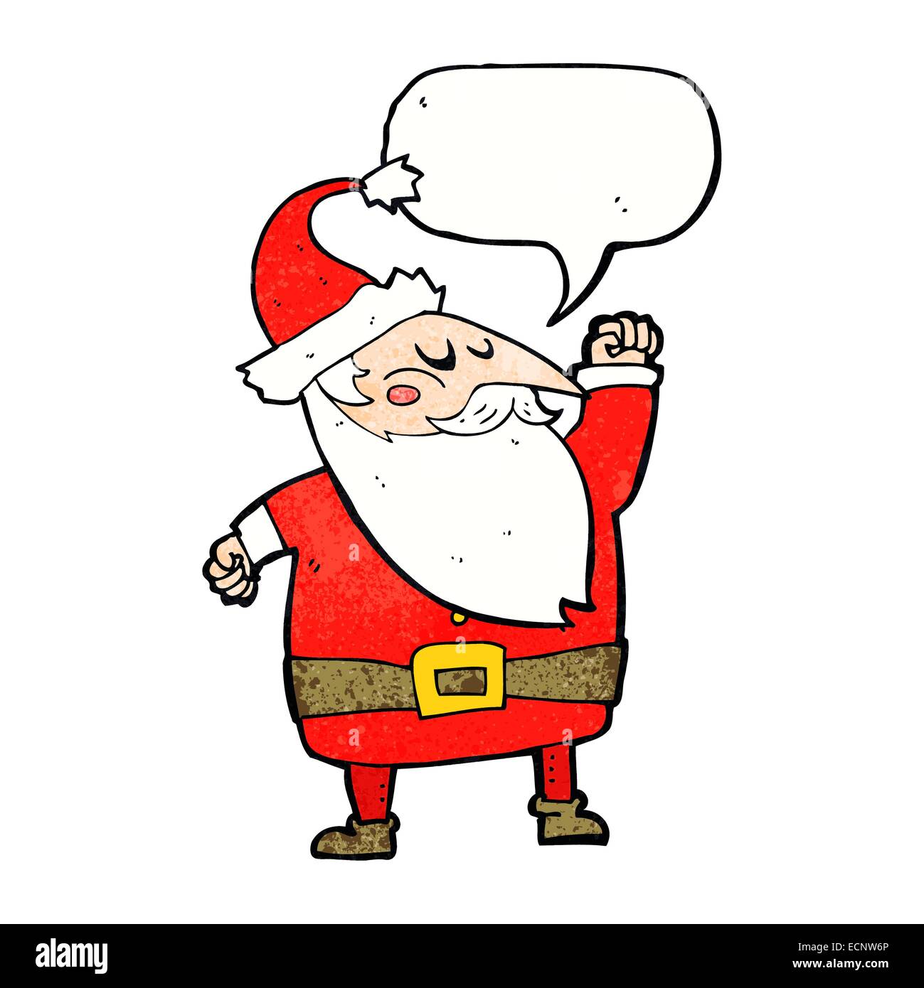Cartoon santa claus punching hi-res stock photography and images - Alamy