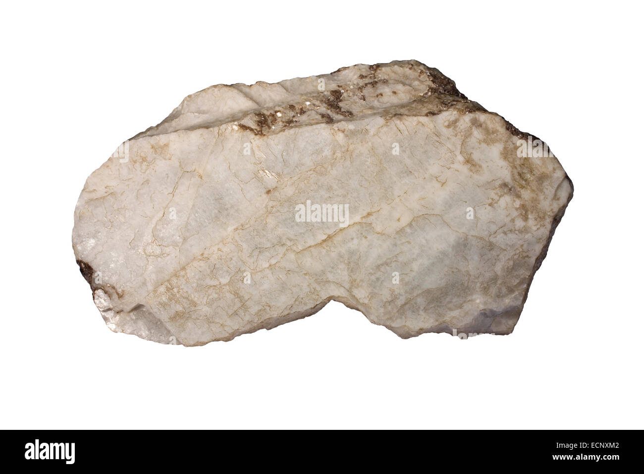 Plagioclase (feldspar group mineral) Stock Photo