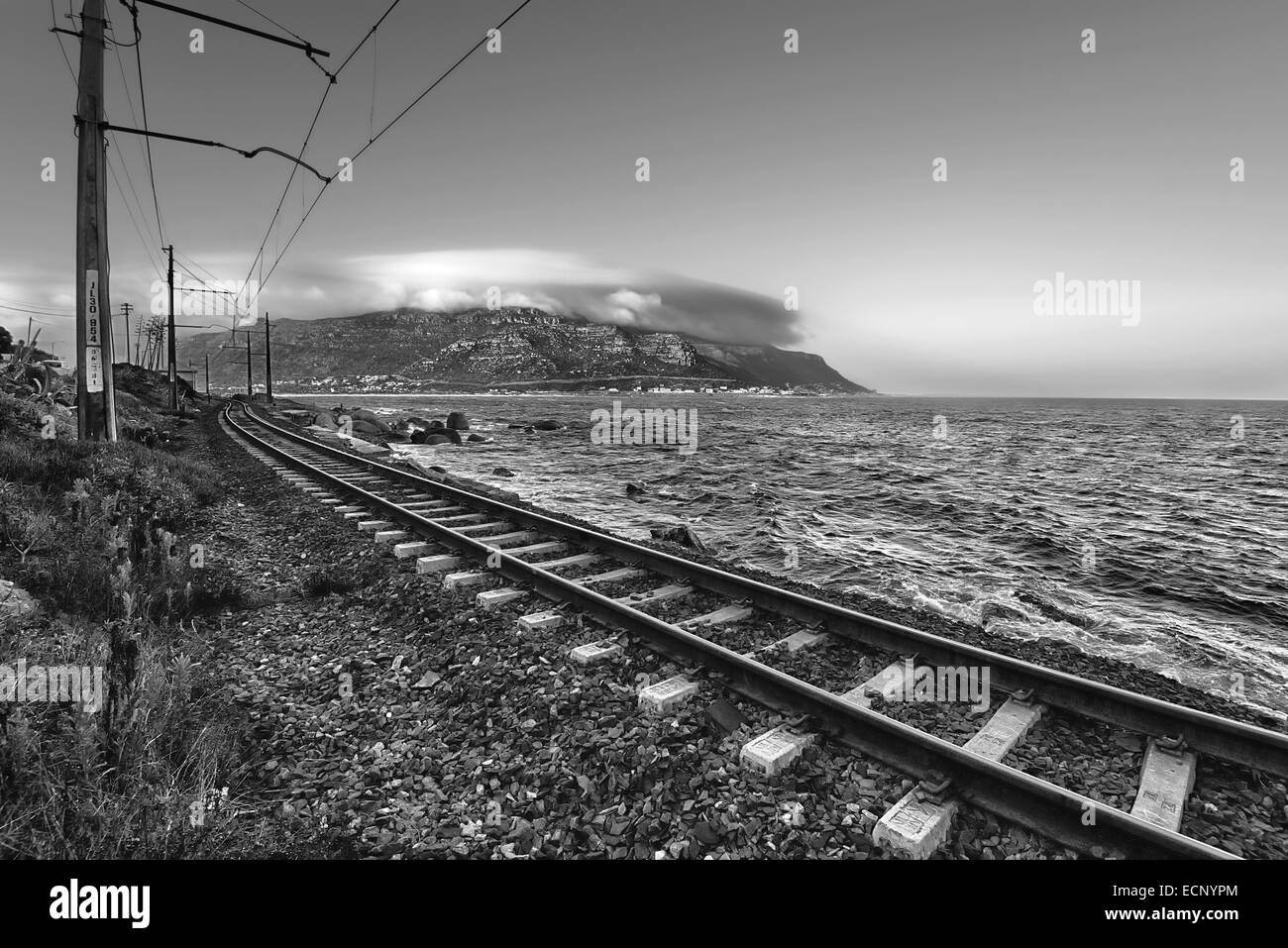 Table mountain in Cape Town Stock Photo