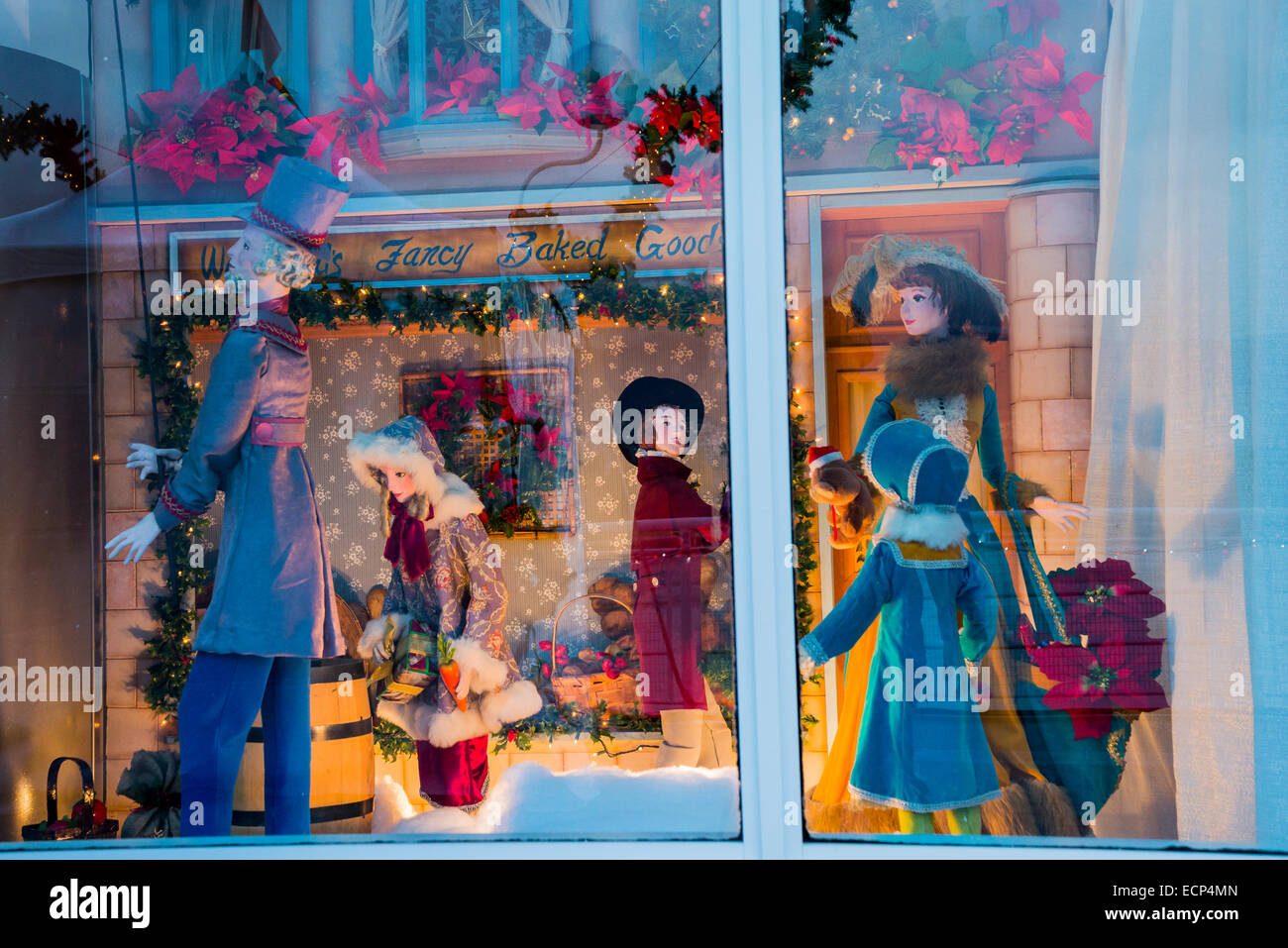 Woodwardàs Department store, Christmas window display at Canada Place