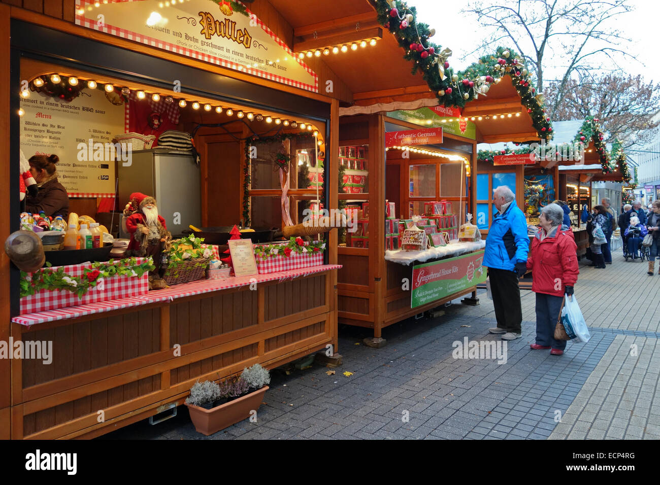 German Christmas Market; Broadmead, part of Bristol Shopping centre
