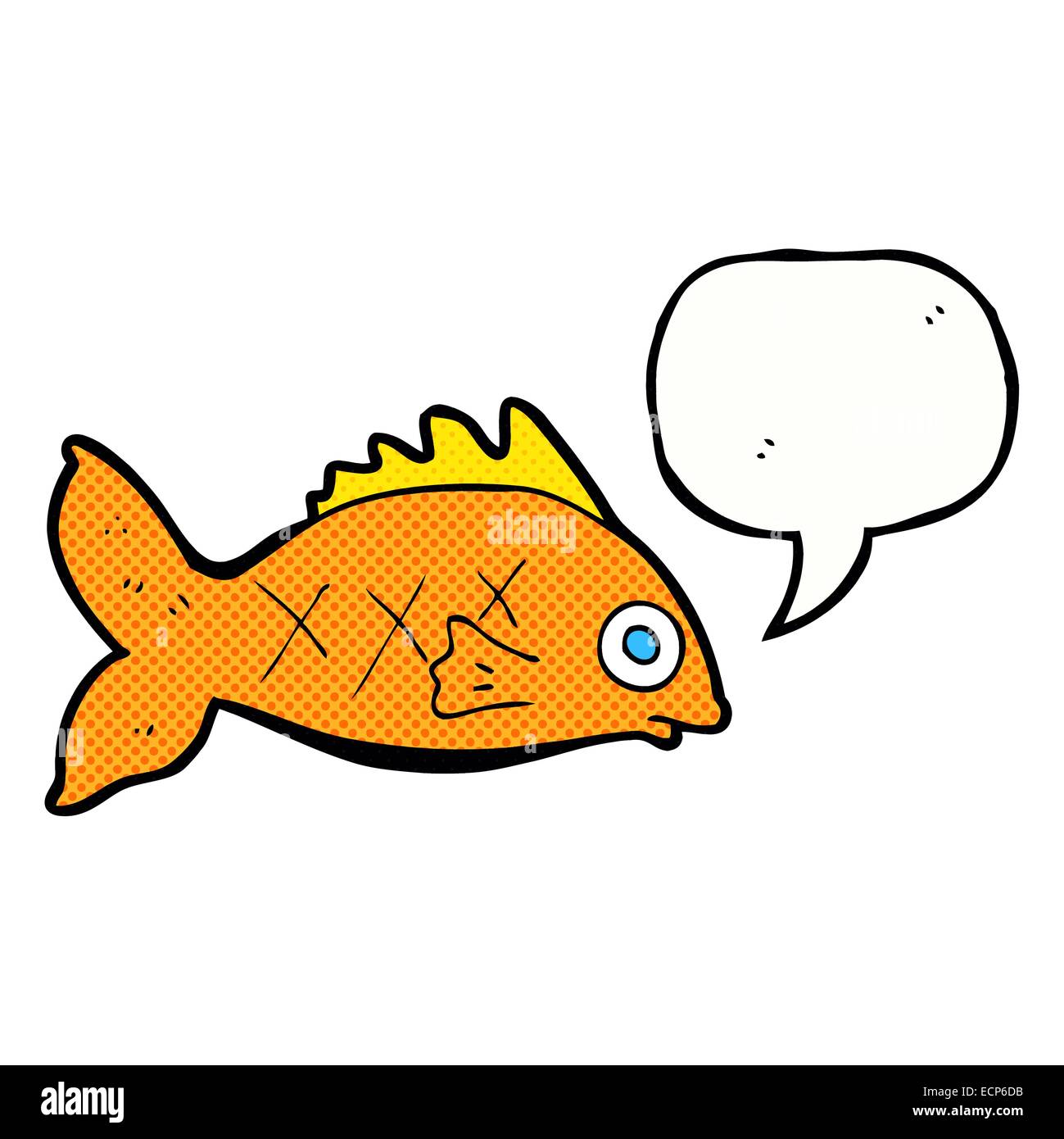 cartoon fish with speech bubble Stock Vector Image & Art - Alamy