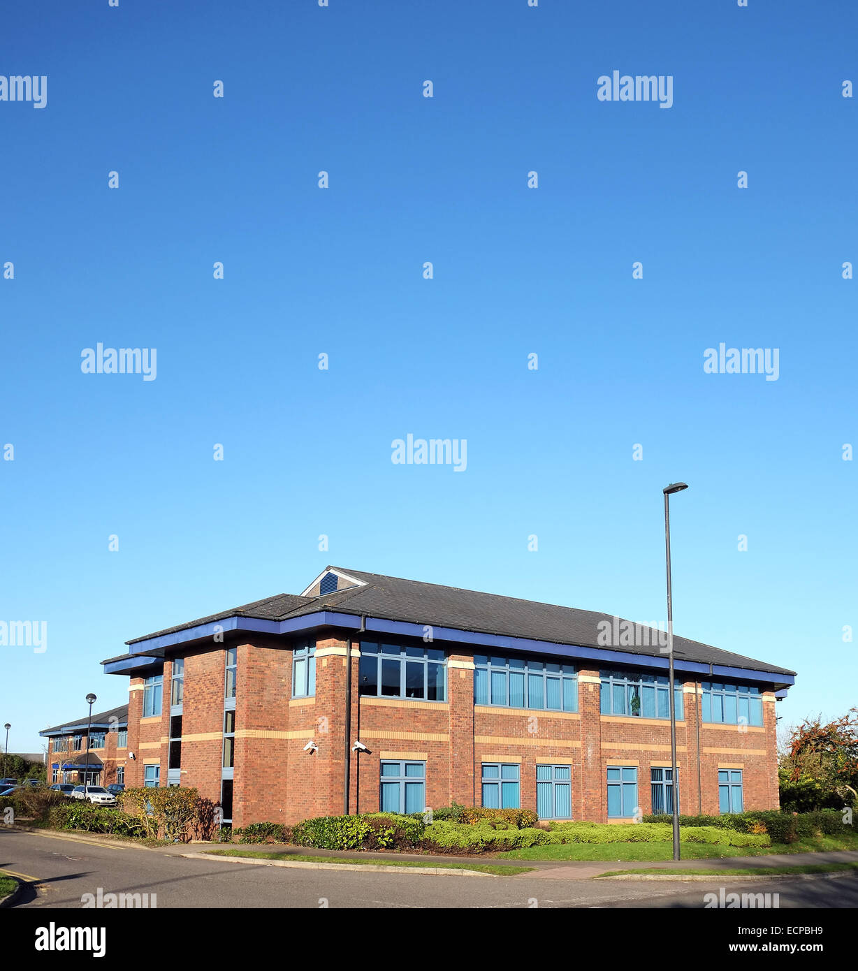 Typical generic out of town, business park 2 storey office in Bristol, England 19th November 2014 Stock Photo