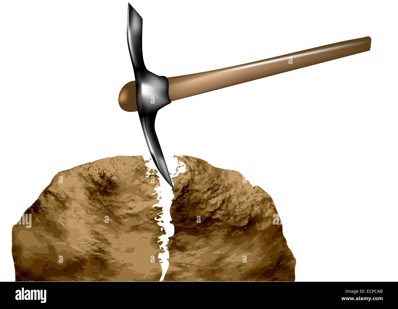Hammer breaking rock hires stock photography and images Alamy