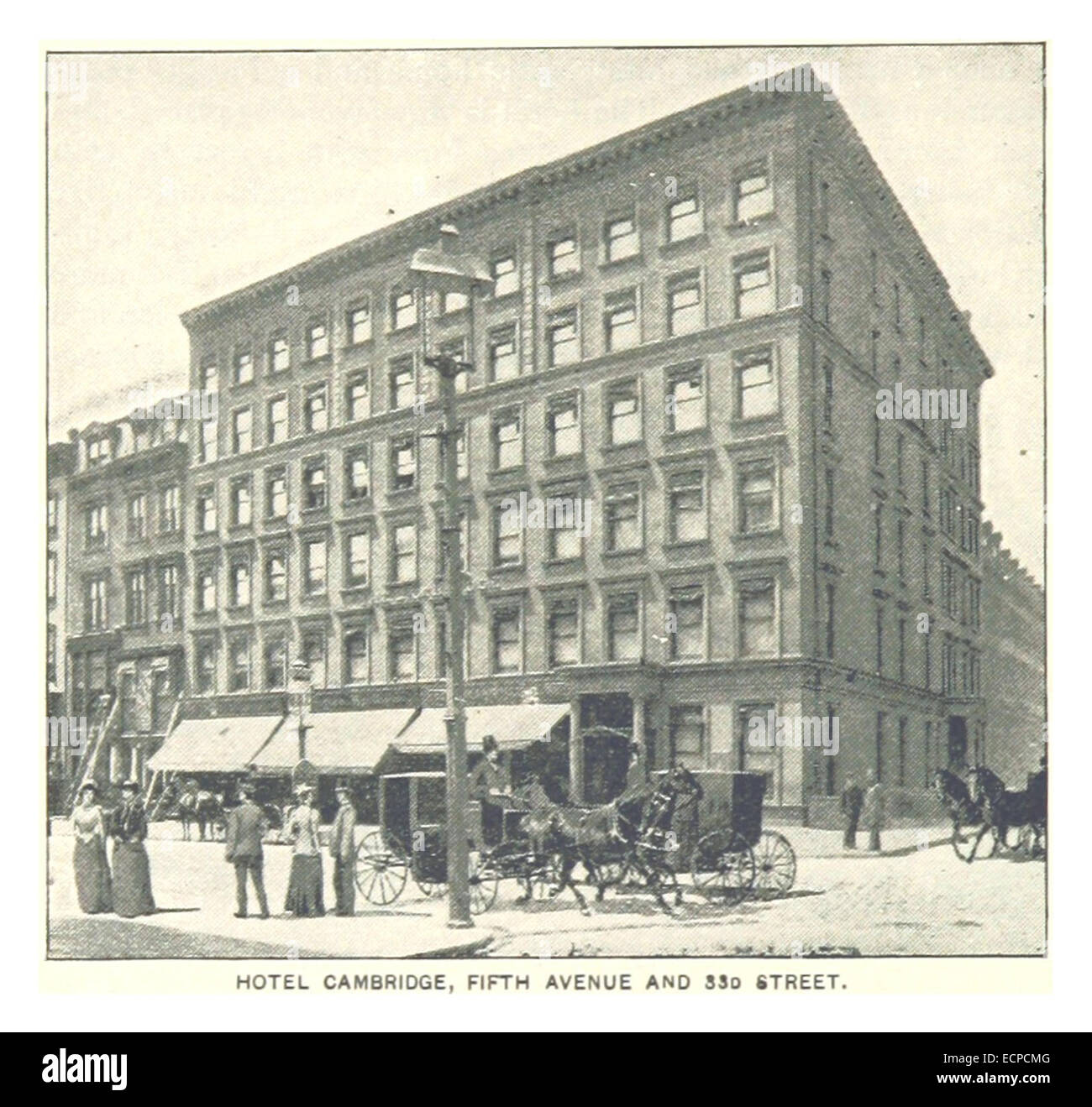 (King1893NYC) pg234 HOTEL CAMBRIDGE, FIFTH AVENUE Stock Photo Alamy
