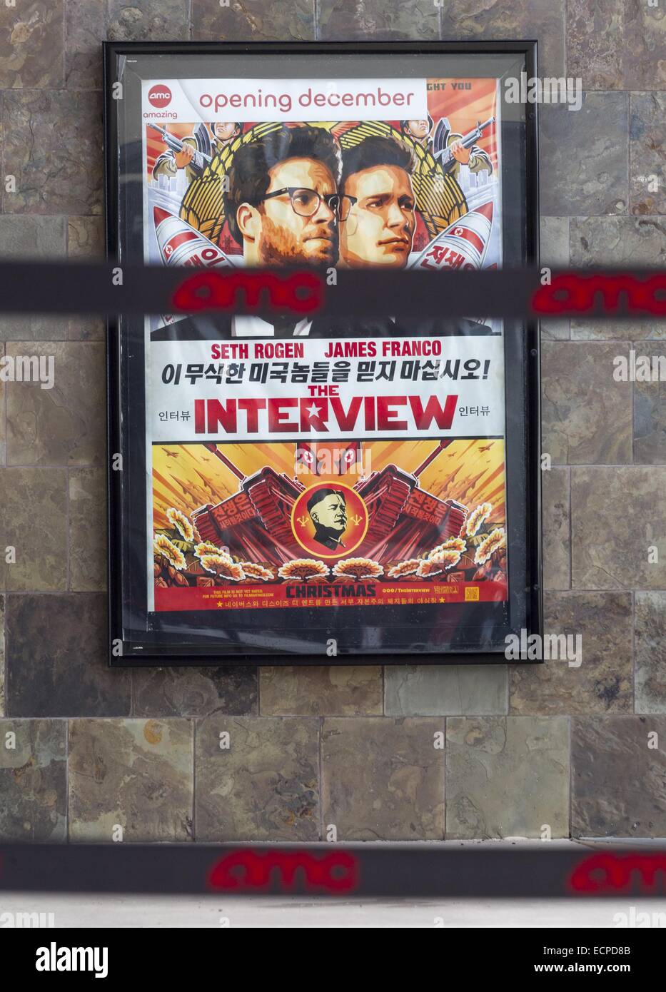 Los Angeles, USA. 17th Dec, 2014. A poster for the movie ''The