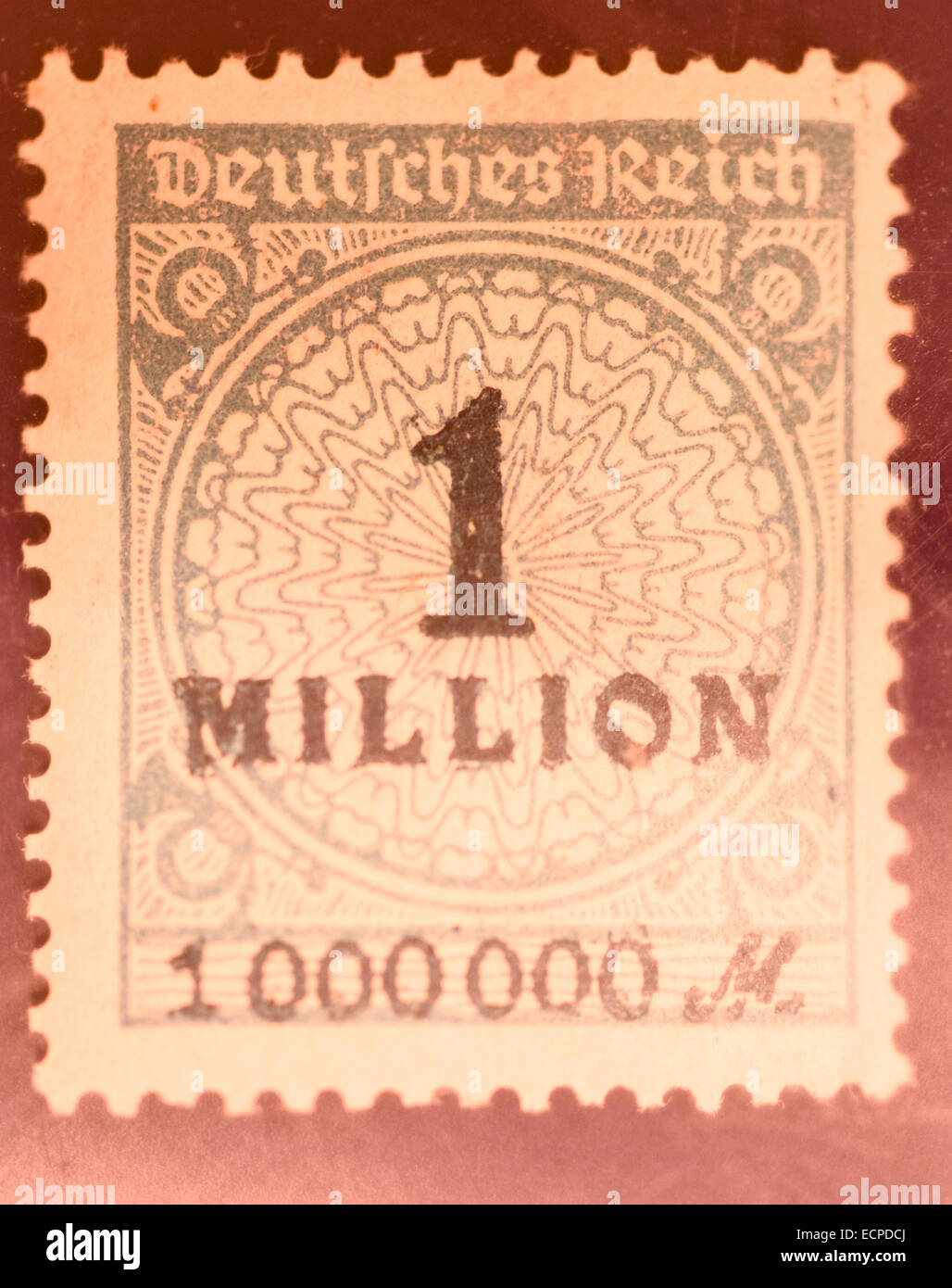 old german inflation stamps Stock Photo Alamy