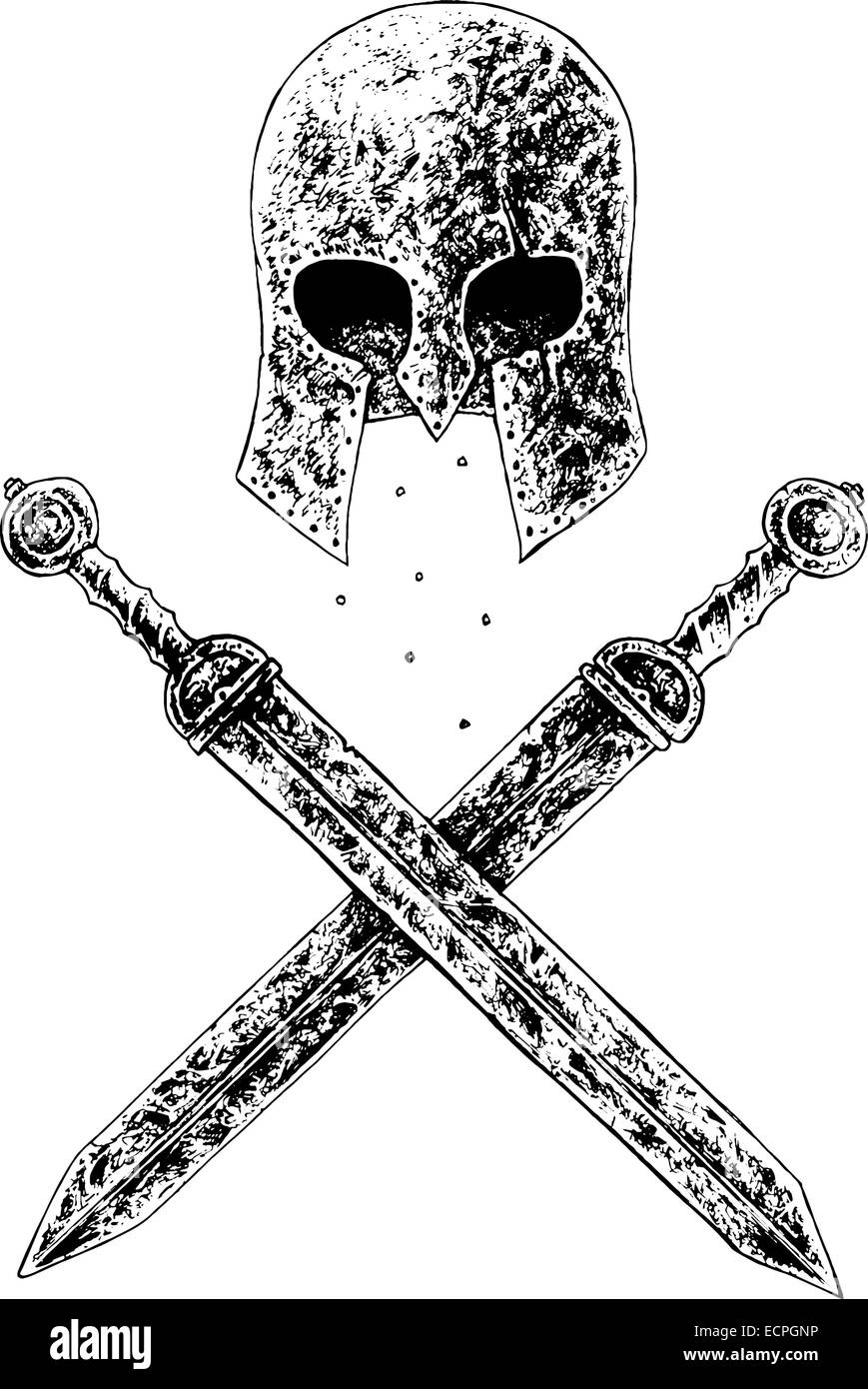 Gladiator Black And White Illustration Stock Vector Image Art Alamy gladiator-black-and-white-illustration-stock-vector-image-art-alamy