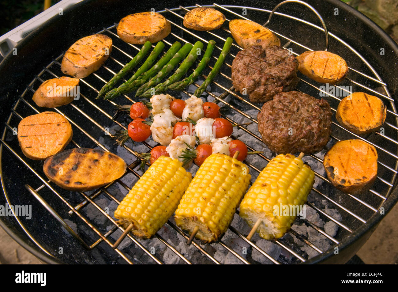 Barbeque foods Stock Photo