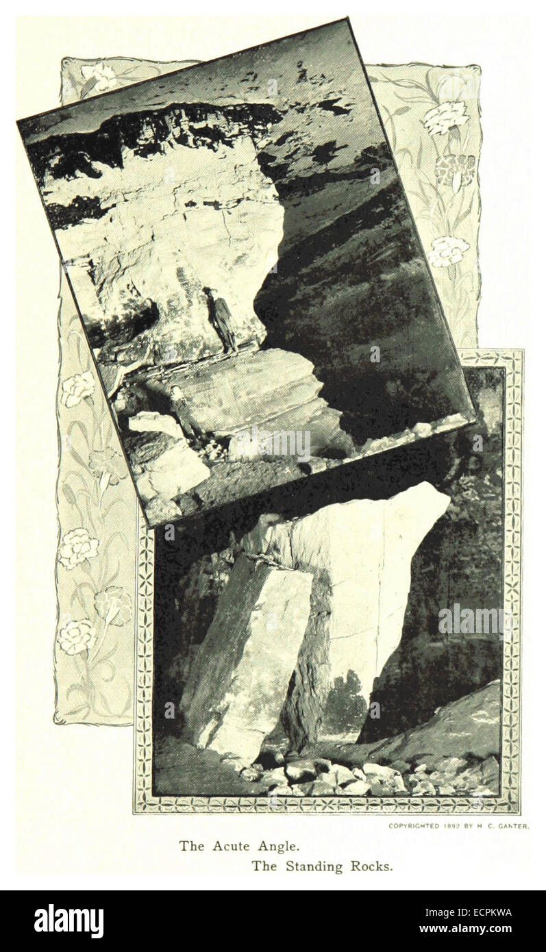 Standing Rocks This illustration from MC depicts the Standing Rocks, likely a ...