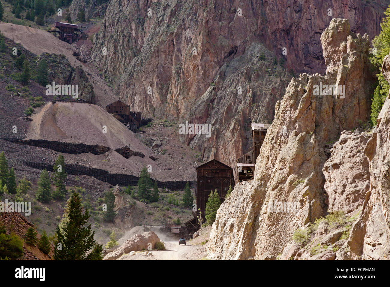 BACHELOR MINE in CREEDE COLORADO, a silver mining town dating back to