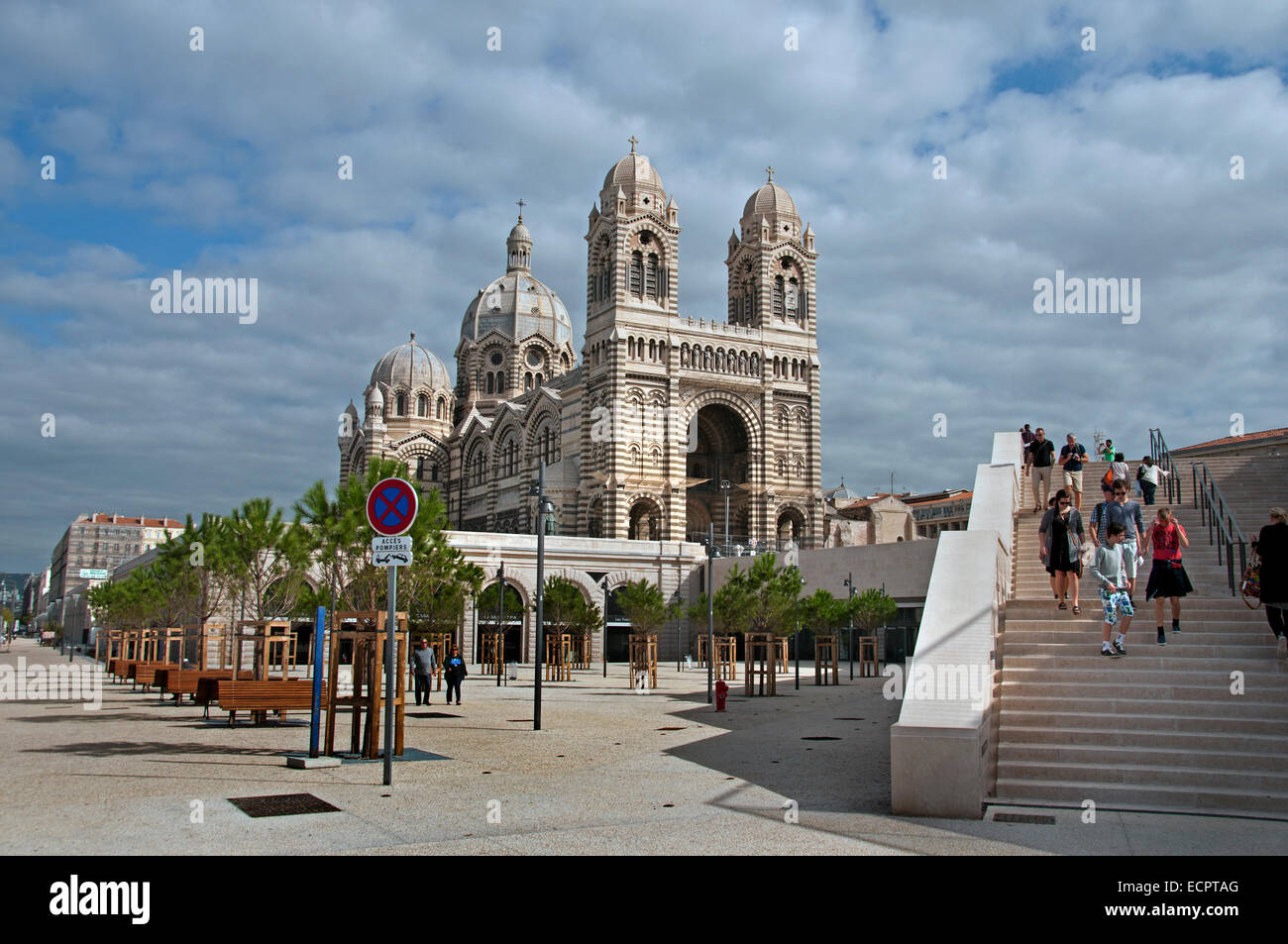 Waterfront Fort Saint Jean MUCEM Museum Cathedral Marseille