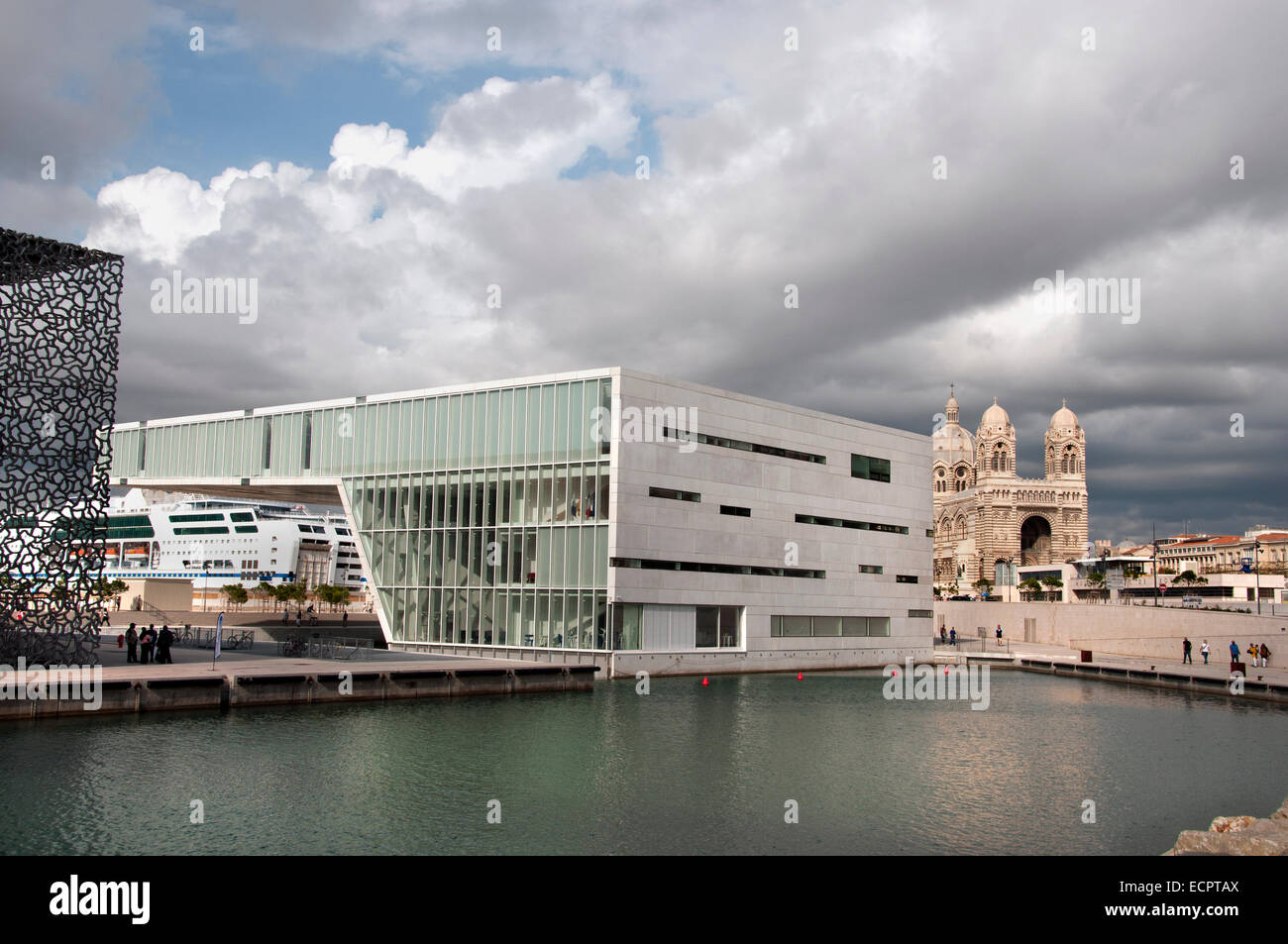 Waterfront Fort Saint Jean MUCEM Museum Cathedral Marseille